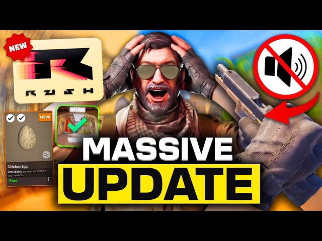 CS2 Just Got a HUGE Update: Silent Reloads, New 3v3 Mode & More