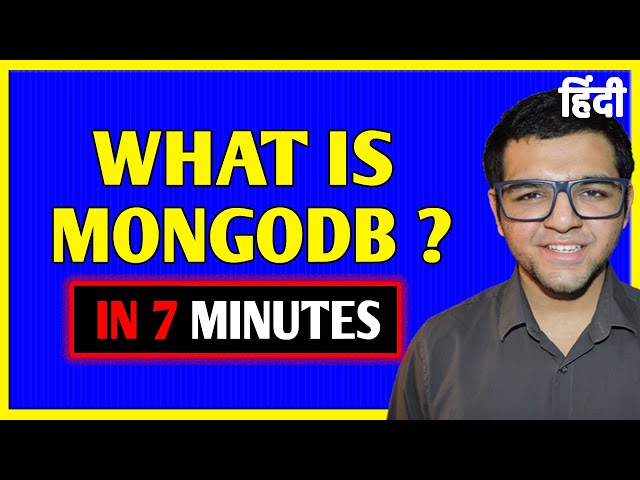 What is MongoDB in Big Data Analytics in Hindi
