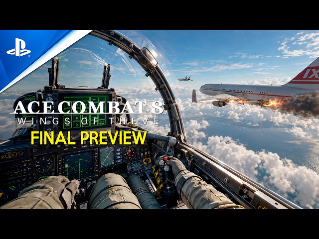 ACE COMBAT 8 First 15 Minutes Gameplay Demo + Final Preview | PS5 PRO Epic Next-Gen Flight Simulator