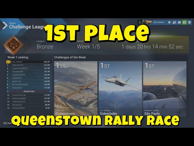 Microsoft Flight Simulator 2024 | 1st Place Queenstown Rally Race