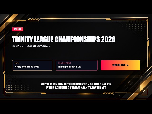 🔴LiVE Trinity League Championships 2026 (live) - stream
