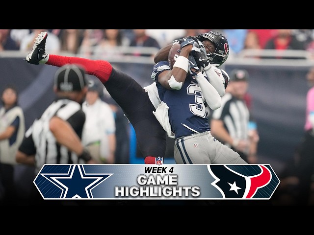 Dallas Cowboys vs. Houston Texans Game Highlights | NFL 2026 Season Week 4