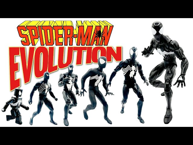 The story of Spidey's Black Costume - from comics to action figures!