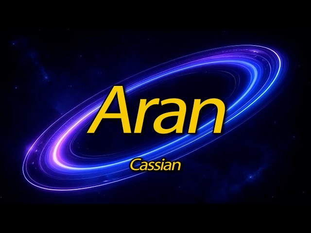 Cassian – Aran | Melodic Techno Journey Through Infinite Space 🌌✨