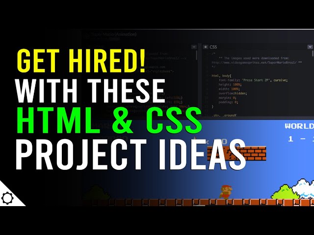Creative HTML and CSS Project Ideas to Help You Get Hired