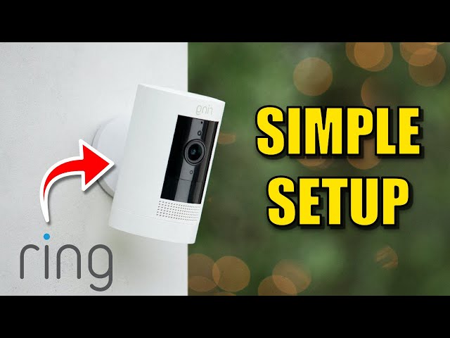 How to install RING Stick up Cam Battery 3rd Generation | easy setup
