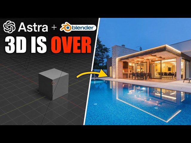 GPT-6 Astra AI + Blender... Is this the end of 3D?
