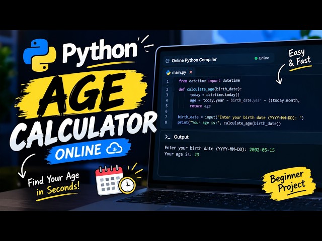 Stop Counting Your Age! Python Will Do It For You
