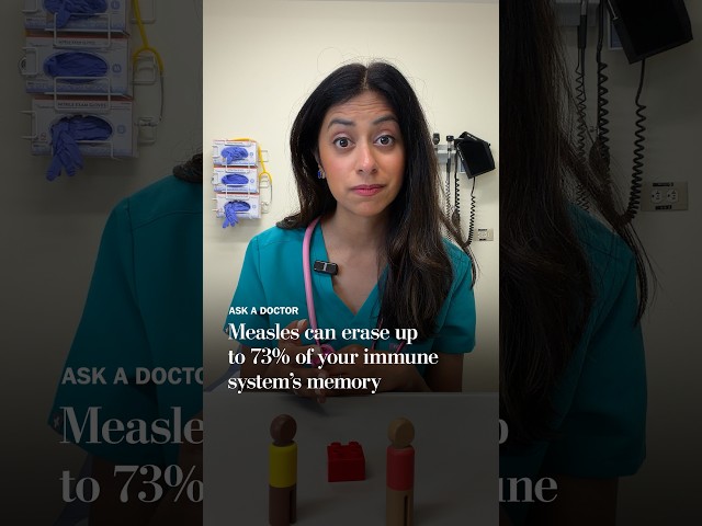 Measles can erase up to 73% of your immune system’s memory