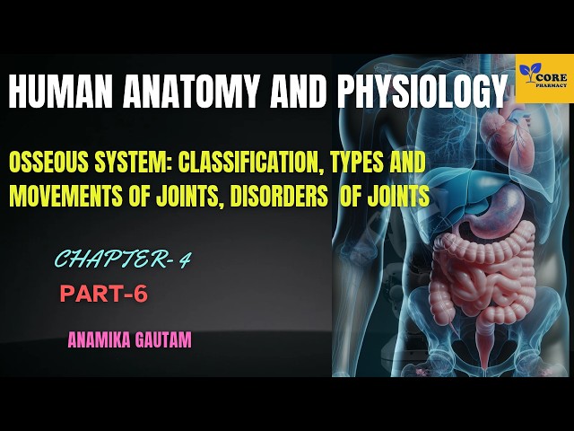 HAP, Chapter- 4, Part-6 | Osseous system: Types & disorders of joints | University + Competitive ...