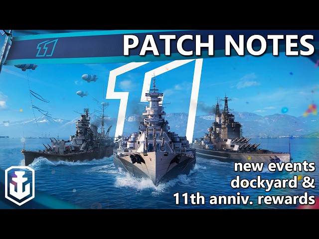 Everything New In 11th Anniversary Update! (World of Warships)
