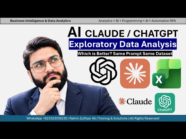 Exploratory Data Analysis EDA in Excel by Using CLAUDE / CHATGPT | Excel AI Mastery 2026-2027