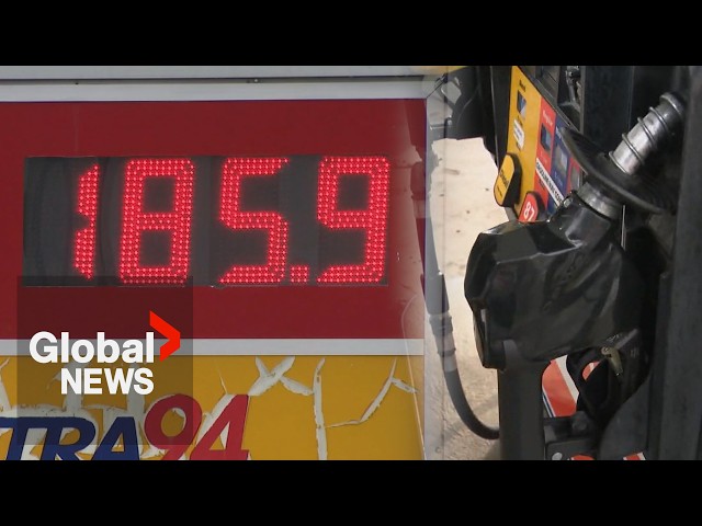 “I couldn’t believe it”: Driver shocked as Canadian gas prices continue to climb