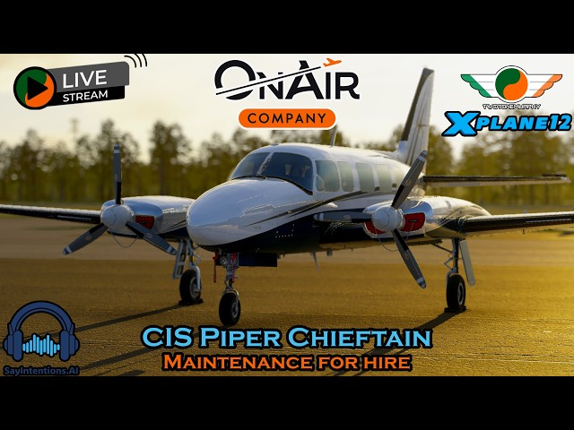 CIS Piper Chieftain | Augusta FBO | OnAir Company | X-Plane 12