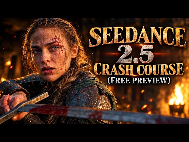 Seedance 2.5 Crash Course (Global Settings & Storyboard Method) [Free Preview]