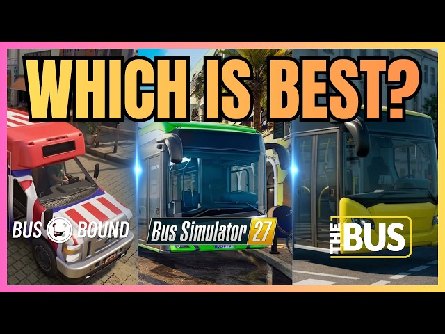 Bus Simulator 27 vs Bus Bound vs The Bus on PS5 - Which Should You Buy?