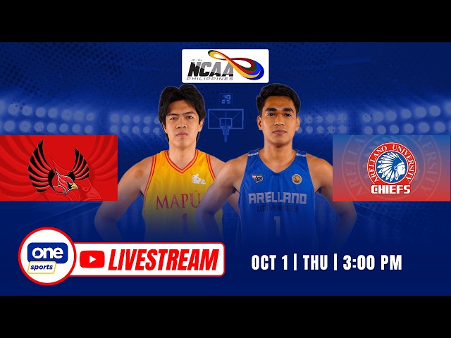 LIVE: MAPÚA vs ARELLANO | NCAA SEASON 102 MEN’S BASKETBALL | OCT 1, 2026