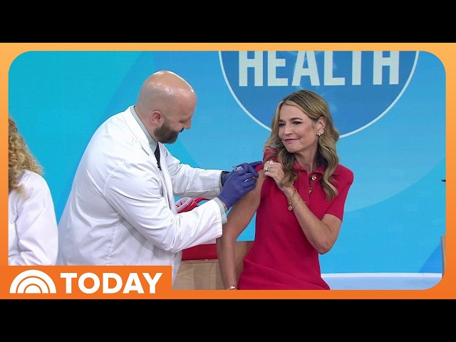 TODAY Anchors Receive Flu Vaccine Shots Live in Studio 1A