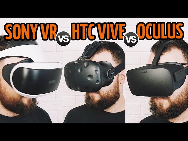 VERSUS ВСЕХ ШЛЕМОВ ВИРТУАЛЬНОЙ РЕАЛЬНОСТИ. Sony VR, HTC Vive, Oculus Rift