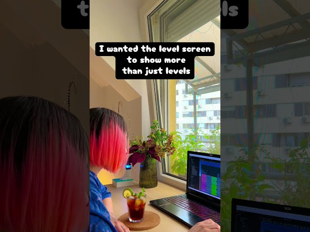I wanted players to SEE their progress… 👀📈 #coding #indiegame #gamedev #motivation #languagecubes