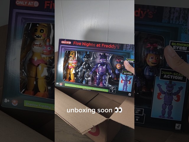 Jazwares Target Exclusive FNAF 4 Packs are NOW arriving to homes 👀 #fnafnews #trending