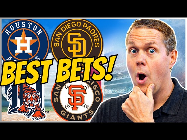 MLB Predictions TODAY! Astros vs Padres | Tigers vs Giants | Friday MLB Picks