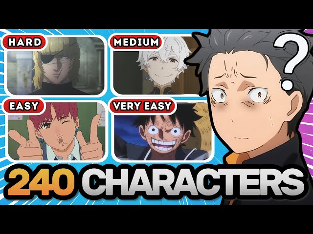 🔥Guess the Anime by 4 Anime CHARACTERS 🔊 Anime Quiz