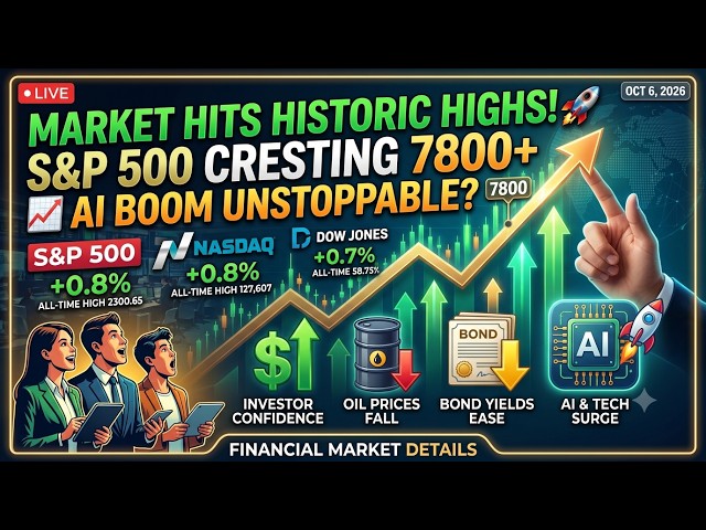 Stock Market Today: S&P 500 & Nasdaq Break Records as Nvidia Approaches $6 Trillion!