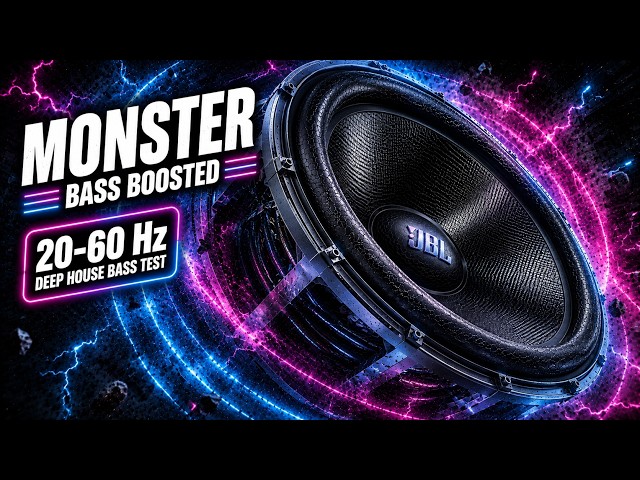 EXTREME SUBWOOFER BASS TEST: Pushing 20-60Hz Limits with Deep House Grooves Monster Bass Boosted