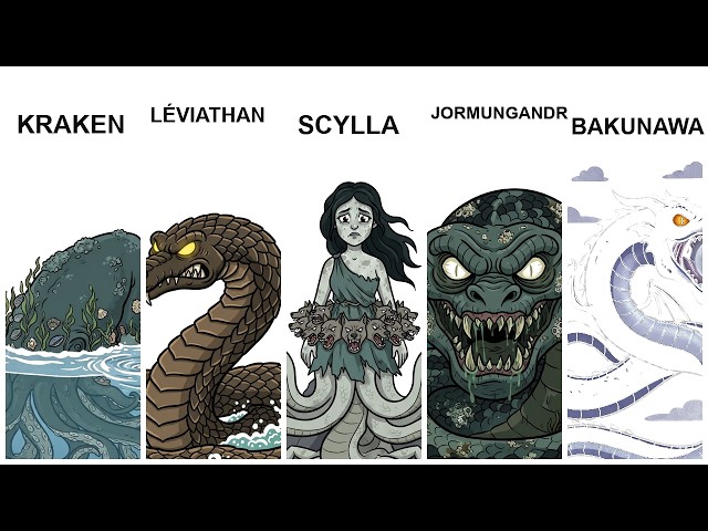 Every Sea Monster From World Mythology Explained: Kraken, Leviathan, and Seven More Legends