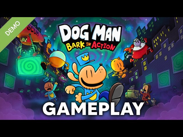 Dog Man: Bark in Action Demo Gameplay (No Commentary)