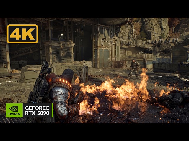 Gears of War: E-Day Multiplayer Gameplay [4K]