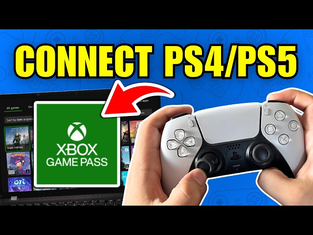 How To Connect PS4 / PS5 Controller on Xbox Game Pass PC | Full Guide