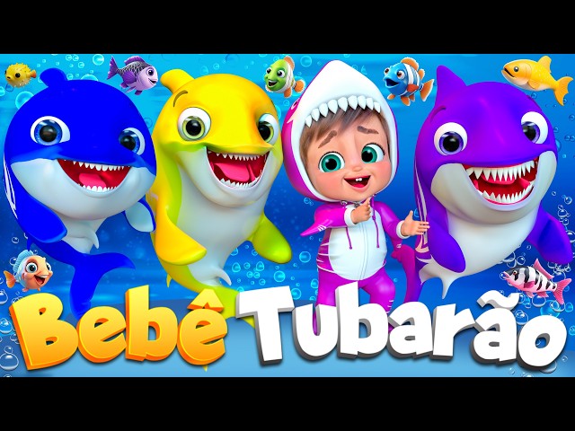 Baby Shark em Português | Bebê Tubarão | Música Infantil | Aventura no Oceano | Super Luca Português