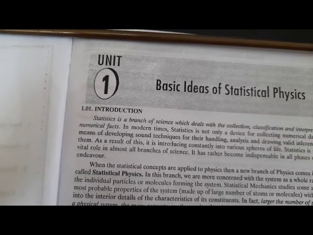 Introduction of statistical physics