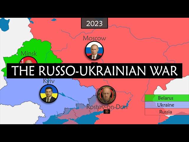 The Russo-Ukrainian War Explained on a Map