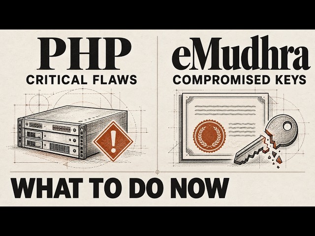 PHP Vulnerabilities and eMudhra Compromise: What to Do Now