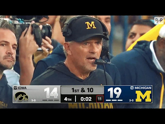 Iowa STUNS Michigan With Game-Winning TD on the Final Play 🚨