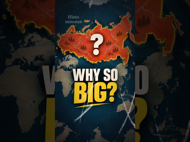 Why Is Russia So HUGE? 🇷🇺 The Geography Explained #shorts #russia #geography #history #geopolitics