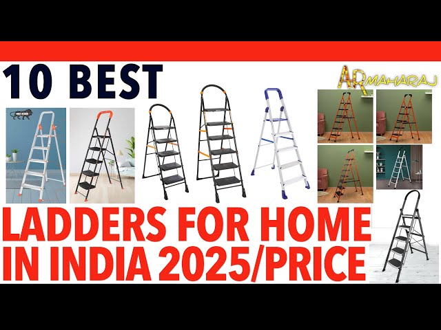 🪜 Top 10 Best ladder iN India 2025 Price | ✨ ladder for home use | BonKaso, Plantex, Bathla