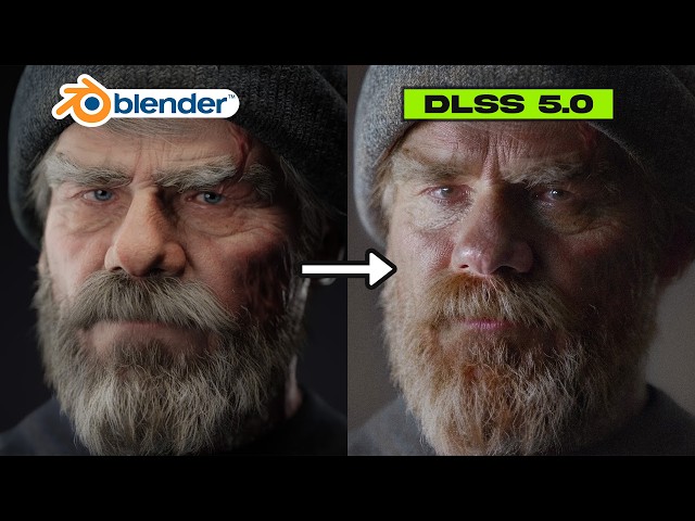 DLSS 5 (Neural Rendering) in BLENDER is INSANE!