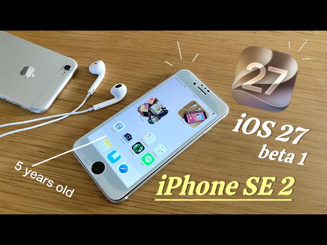 iOS 27 beta 1 on iPhone SE 2 | installing, new features, and bug