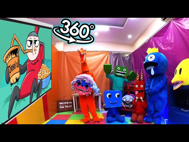 Rainbow Friend Vr 360° - CINEMA HALL | Alphabet Lore But Everyone ALL Different Versions