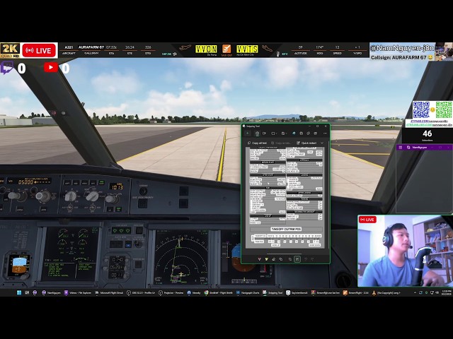 Takeoff from Da Nang 😋, Full Checklists