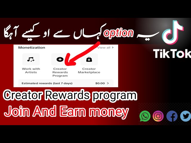 Tiktok creator rewards program | tiktok creativity program