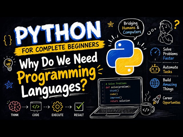 2. Why Do We Need Programming Languages? | Python for Complete Beginners