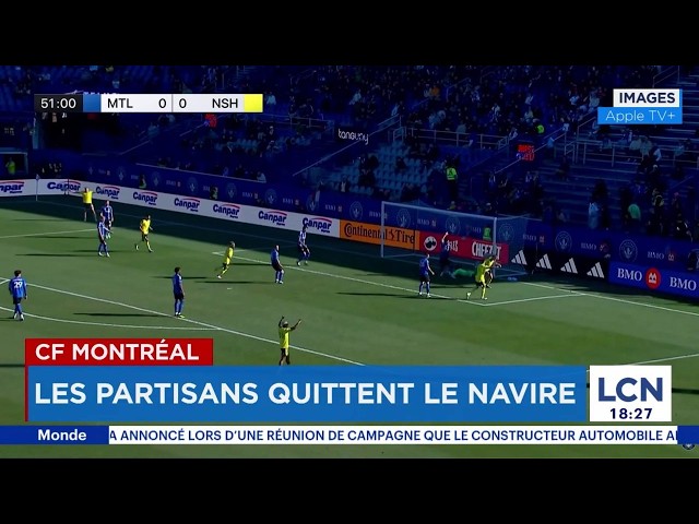 Le groupe de supporteurs 1642 largue le CF Montréal