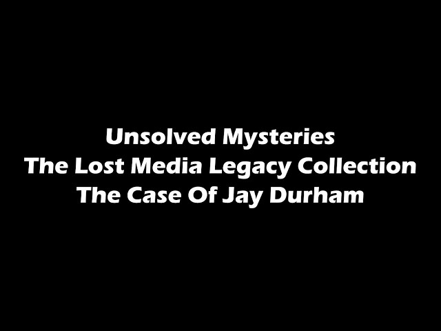 Jay Durham | Near Death Encounter With A Trucker | Unsolved Mysteries Lost Media