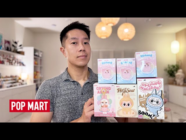 BLIND BOX PLUSH PENDANTS #2!! UNBOXING POP MART IP Plush  Keychains - Labubu Pucky Crybaby!