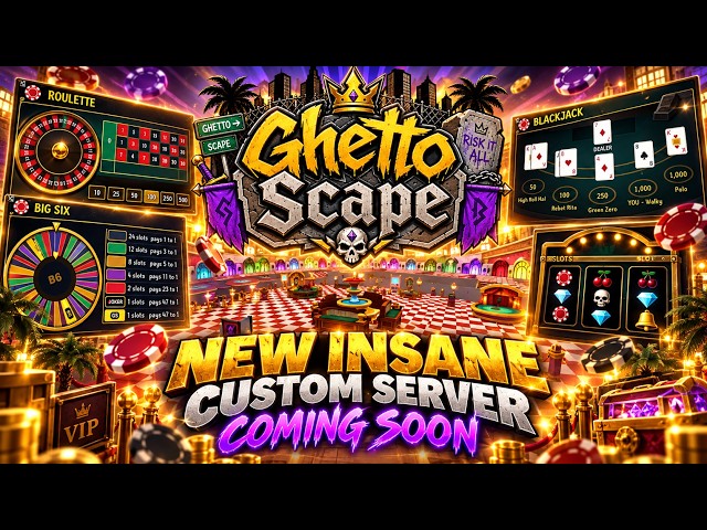 GhettoScape: *New INSANE Custom Server Releasing Soon* Full Casino Showcase! +HUGE G/A